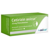 CETIRIZINE axicur 10 mg, cetirizine dihydrochloride UK