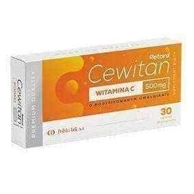 Cewitan Retard 500mg x 30 tablets, vitamin c 1000mg, vitamin c supplement UK