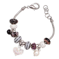 Charm Bracelets For Women | Silver Pandora-Style Charm Bracelet UK