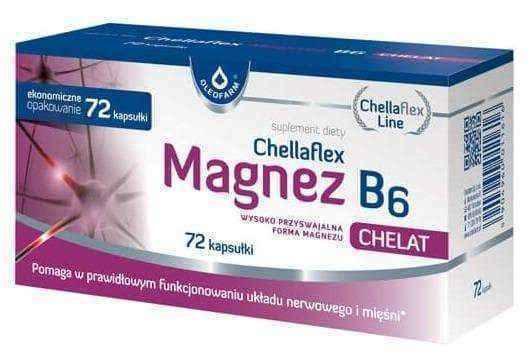 Chellaflex Magnesium B6 x 72 capsules UK