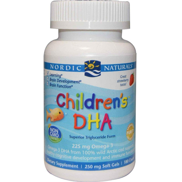 Children's DHA x 180 soft capsules, dha supplement UK
