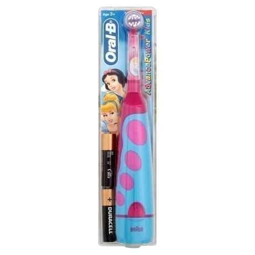 CHILDREN'S ELECTRIC TOOTHBRUSH FOR GIRLS ORAL-B WITH BATTERIES UK