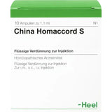 CHINA HOMACCORD S, constant headache tiredness and dizziness, weak, debility UK