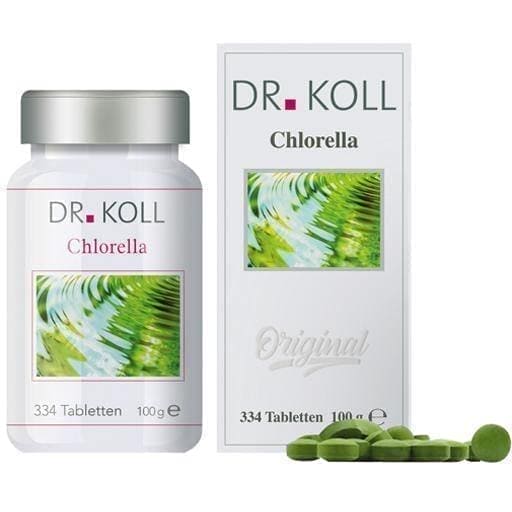 CHLORELLA Dr.Koll tablets 334 pcs detoxifying effect on heavy metals UK