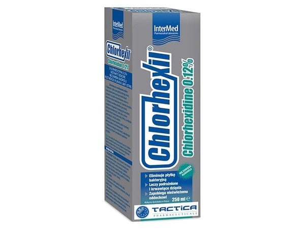 CHLORHEXIL liquid mouthwash 250ml, gum disease treatment, gingivitis treatment, periodontitis UK