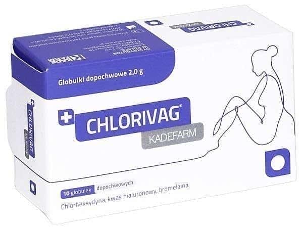 Chlorivag intravaginal pills 2g x 10 units UK