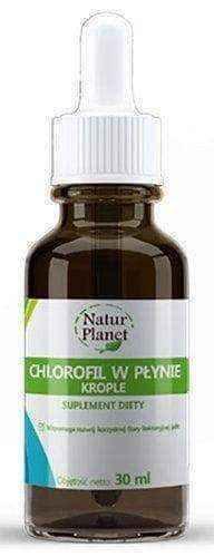 Chlorophyll drops 30ml Natur Planet UK