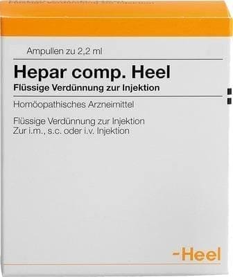 cholecystitis, cholangitis HEPAR COMP.Heel ampoules 100 pc dermatitis UK