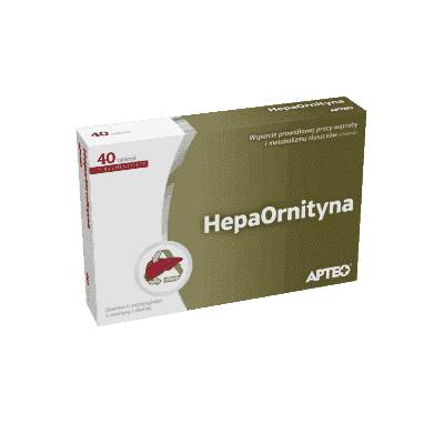 Choline supplement, APTEO Hepaornithin with choline x 40 tablets, l ornithine, l aspartate UK