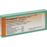 Chronic bronchitis, RUFEBRAN broncho ampoules UK