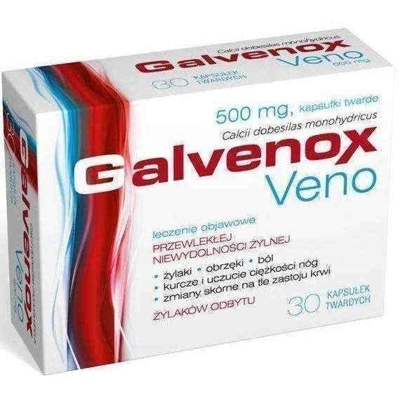 Chronic venous insufficiency | Galvenox Veno x 30 capsules UK