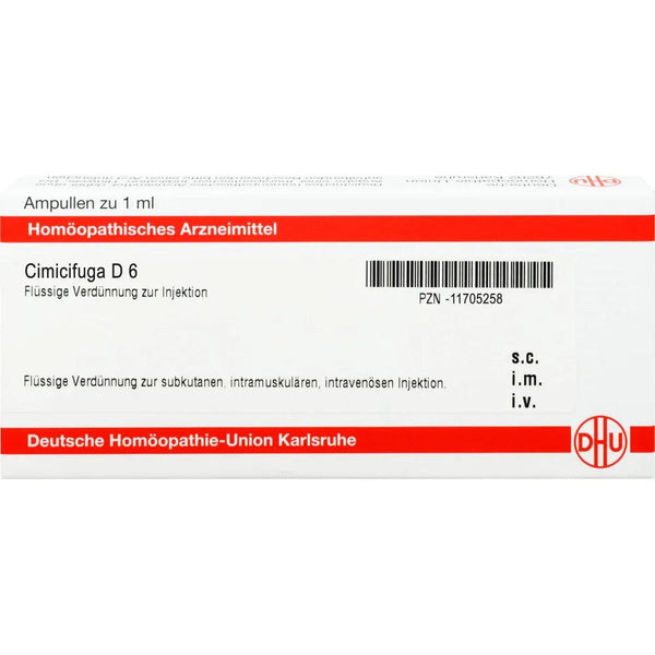 CIMICIFUGA D 6 ampoules UK