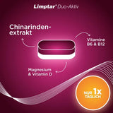 cinchona bark extract and 300 mg magnesium, LIMPTAR Duo-Active Tablets 30 pcs