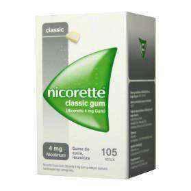Classic 4 mg NICORETTE GUM x 105 IR (NICOTINE) UK