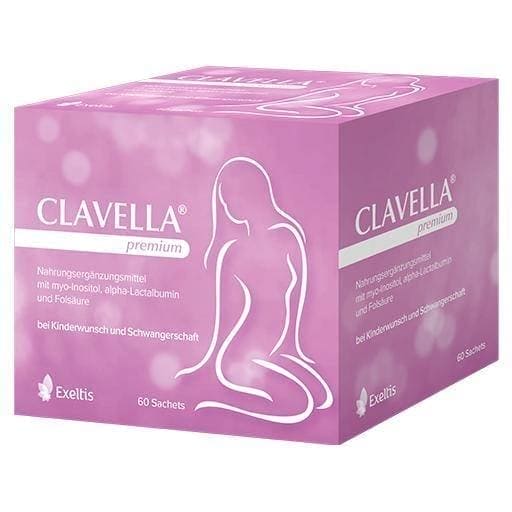 CLAVELLA premium bag 60X2.1 g FSH, follicle stimulating hormone UK