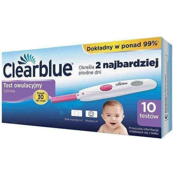 Clearblue Ovulation test x 10 pieces UK