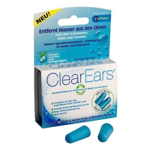 CLEAREARS water removing earplugs UK