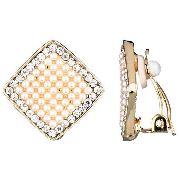 Clip on pearl earrings UK