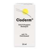 CLODERM, clotrimazole anti-dandruff shampoo UK