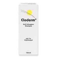 CLODERM, clotrimazole anti-dandruff shampoo UK
