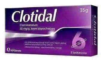 Clotidal vaginal cream 35g + 6 applicators UK