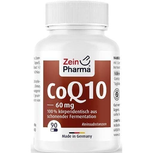 COENZYME Q10 CAPSULES 60 mg 90 pcs 100% vegan UK