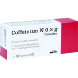 COFFEINUM N 0.2 g tablets 50 pc Caffeine, elimination of signs of fatigue UK