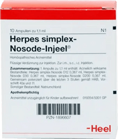 Cold Sore, Cold Sores, HERPES SIMPLEX Nosode Injeel ampoules UK