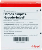 Cold Sore, Cold Sores, HERPES SIMPLEX Nosode Injeel ampoules UK