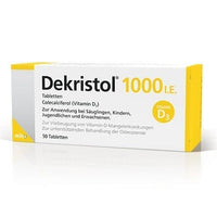 Colecalciferol (vitamin D3), DEKRISTOL 1,000 IU tablets UK