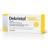 Colecalciferol (vitamin D3), DEKRISTOL 1,000 IU tablets UK