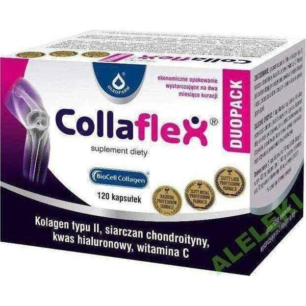COLLAFLEX duopack x 120 capsules, knee cartilage, collagen type 2 UK