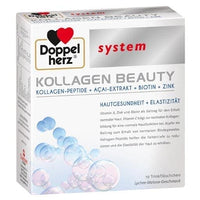 Collagen peptides, DOPPELHERZ Collagen Beauty system drinking bottles UK