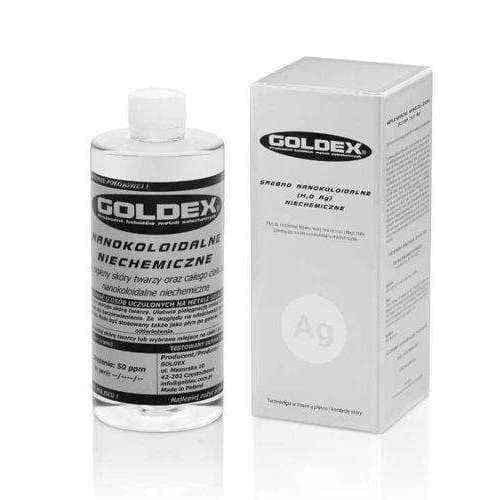 Colloidal silver spray, GOLDEX Silver Nanocolloid non-chemical 500ml UK