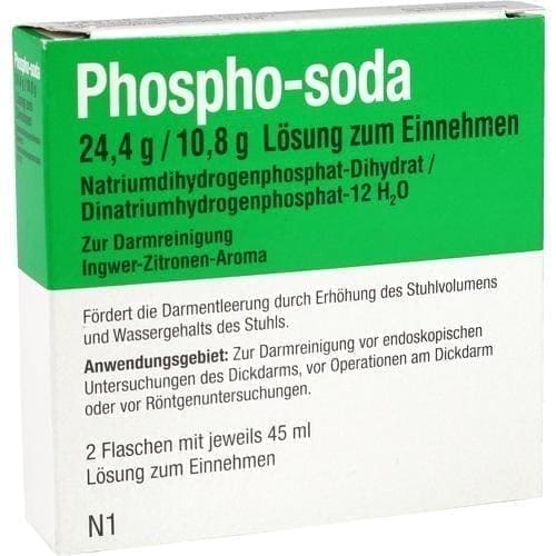Colon cleanser, sodium dihydrogen phosphate, PHOSPHO-soda UK