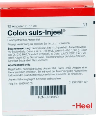 COLON SUIS Injeel ampoules UK