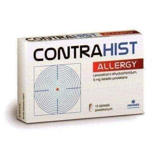 CONTRAHIST ALLERGY 5 mg x 10 pills allergic rhinitis treatment UK