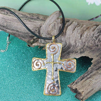 Copper cross necklace UK