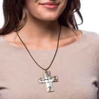 Copper cross necklace UK