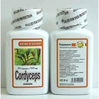 CORDYCEPS 90 capsules, Cordyceps sinensis extract UK