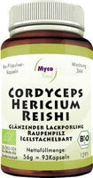 CORDYCEPS HERICIUM Reishi mushroom powder capsules organic 93 pc UK