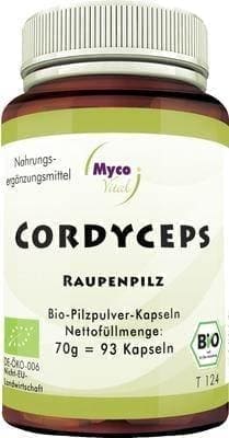 Cordyceps sinensis MUSHROOM POWDER capsules organic 93 pc UK