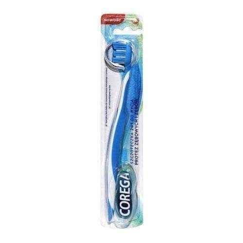 COREGA 2 in 1 toothbrush for cleaning dentures x 1 piece UK