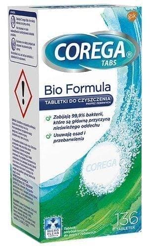 Corega Tabs Bio Formula x 136 pieces UK