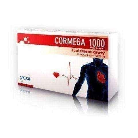 CORMEGA 1000 x 40 capsules, omega 3 acid UK