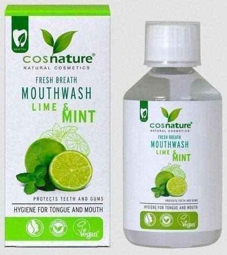Cosnature Natural mouthwash with a lime-mint flavor 300ml UK