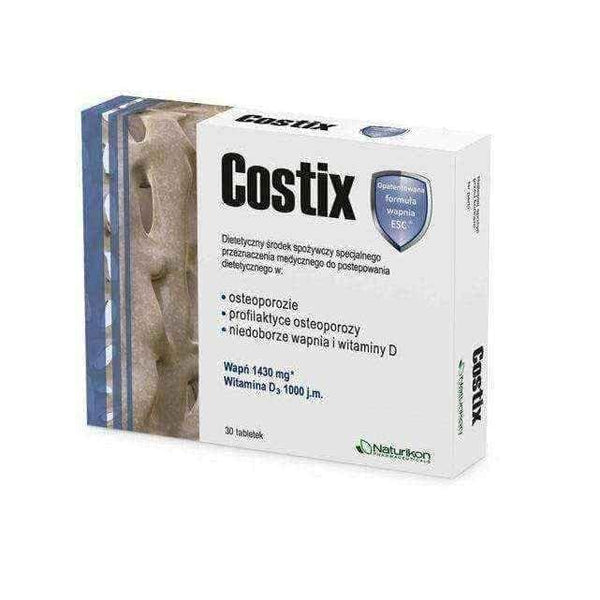 COSTIX x 30 tablets, calcium and vitamin d, calcium supplements UK