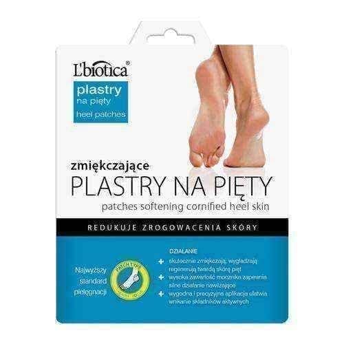 Cracked heels, L'biotica softening heel slices x 2 pieces UK