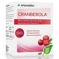 CRANBEROLA capsules 180 pcs cranberry, acerola, vitamin C UK