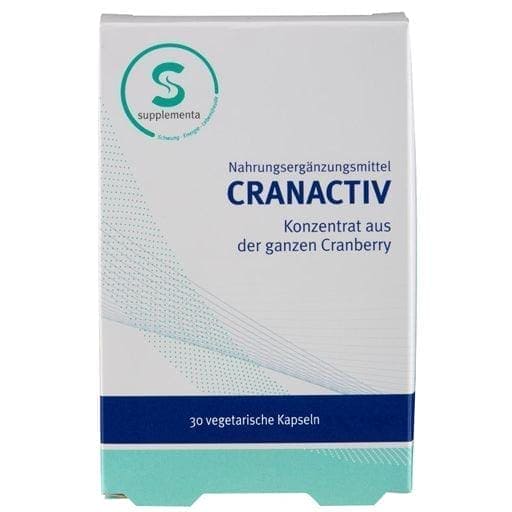 Cranberry, bladder and urinary tract, CRANACTIV capsules UK